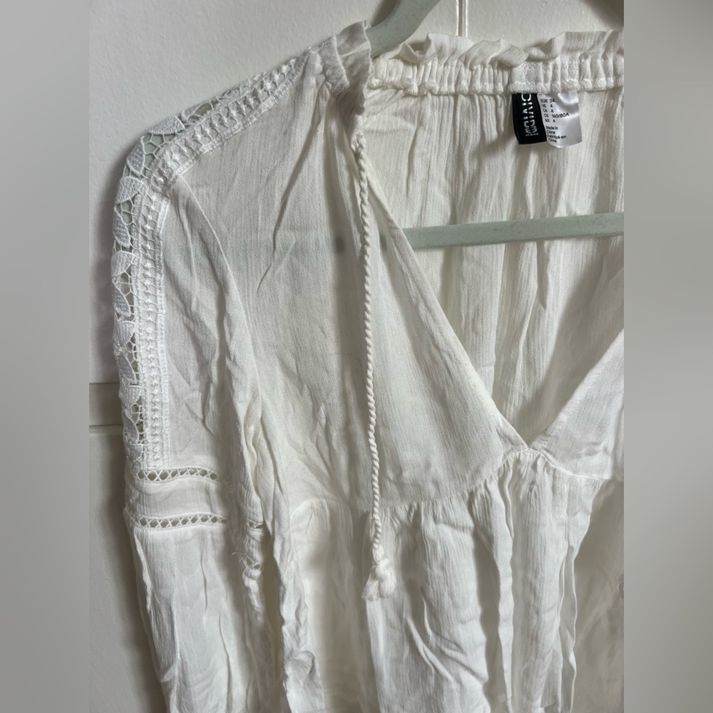H&M White blouse